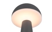 LED-Akku-Tischleuchte Fungo, anthrazit, 31 cm