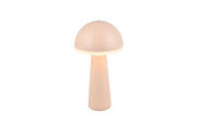 LED-Akku-Tischleuchte Fungo, sand, 31 cm