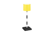 LED-Akku Tischleuchte Fernandez, gelb, inkl. Ladestation