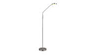 LED-Standleuchte Moreno, Nickel, inkl. Touch Dimmer 