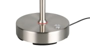 Akku-Tischleuchte Moreno, Nickel, inkl. Touch Dimmer 