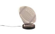 LED-Tischleuchte Football, schwarz, inkl. Farbwechsler