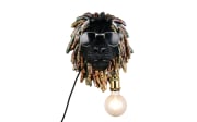 Wandleuchte Leo, schwarz/gold
