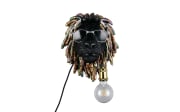 Wandleuchte Leo, schwarz/gold