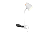 LED-Klemmleuchte Pongo, weiß