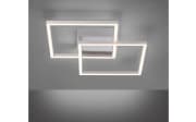 LED-Deckenleuchte Iven, stahlfarbig, 36 cm