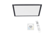 LED-Deckenleuchte Flat, schwarz, 45,5 cm