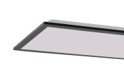 LED-Deckenleuchte FLAT, schwarz, 119,5 cm