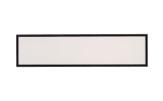 LED-Deckenleuchte FLAT, schwarz, 119,5 cm