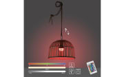 LED-Akku-Pendelleuchte David RGB in holzfarbig, 27 cm