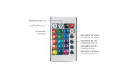 LED-Akku-Pendelleuchte David RGB in holzfarbig, 27 cm