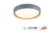 LED-Deckenleuchte Emilia, grau, 39,6 cm