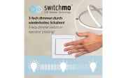 LED-Deckenleuchte Emilia, grau, 39,6 cm