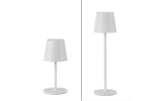 LED-Akku Tischleuchte Euria, weiß, 11 cm