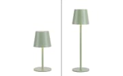 LED-Akku Tischleuchte Euria, grün, 11 cm