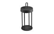 LED-Akkutischleuchte Anselm, schwarz, 28,4 cm, inkl. Memoryfunktion