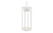 LED-Akkutischleuchte Anselm, weiß, 28,4 cm, inkl. Memoryfunktion