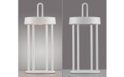LED-Akkutischleuchte Anselm, weiß, 28,4 cm, inkl. Memoryfunktion