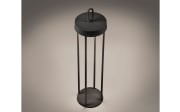 LED-Akkutischleuchte Anselm, schwarz, 50,4 cm, inkl. Memoryfunktion