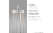 LED-Akkutischleuchte Anselm, weiß, 50,4 cm, inkl. Memoryfunktion