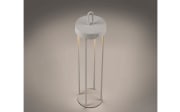 LED-Akkutischleuchte Anselm, greige, 50,4 cm, inkl. Memoryfunktion