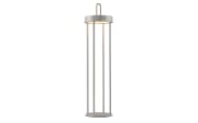 LED-Akkutischleuchte Anselm, greige, 50,4 cm, inkl. Memoryfunktion