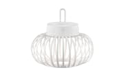 LED-Akkupendelleuchte Akuba, 25 cm, weiß, inkl. Memoryfunktion