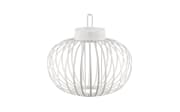 LED-Akkupendelleuchte Akuba, weiß, 36 cm, inkl. Memoryfunktion
