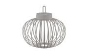 LED-Akkupendelleuchte Akuba, greige, 36 cm, inkl. Memoryfunktion