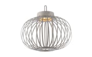LED-Akkupendelleuchte Akuba, greige, 36 cm, inkl. Memoryfunktion