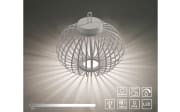 LED-Akkupendelleuchte Akuba, greige, 36 cm, inkl. Memoryfunktion