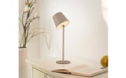 LED-Akku Tischleuchte Boteria, sand, inkl. Flaschenverschluss