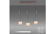 LED-Pendelleuchte Nami, sandfarbig, 3-flammig, inkl. Comfort-Lift Funktion