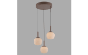 LED-Pendelleuchte Nami, sandfarbig, 3-flammig, inkl. Comfort-Lift Funktion
