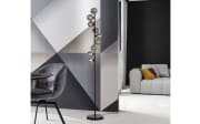 LED-Stehleuchte Dubai, schwarz/grau