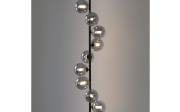 LED-Stehleuchte Dubai, schwarz/grau