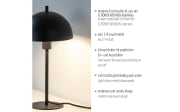 Tischleuchte Ali, schwarz