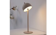 AKKU-Tischleuchte Bellis, sandfarbig