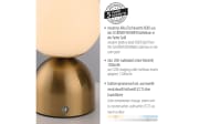 LED-Akkutischleuchte Rudi Schöner Wohnen, goldfarbig, inkl. CCT Funktion