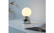 LED-Akkutischleuchte Rudi Schöner Wohnen, chromfarbig, inkl. CCT Funktion