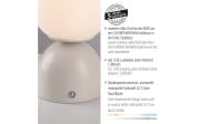 LED-Akkutischleuchte Rudi, sandfarbig, inkl. CCT Funktion