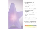 Akku-Tischleuchte Star, weiß, 55 cm, inkl. RGBW Farbwechsler