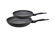 Pfannenset Granit Passion, Aluguss schwarz, 2-teilig