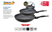 Pfannenset Granit Passion, Aluguss schwarz, 2-teilig