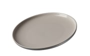 Teller flach Jasper, grau, 26 cm
