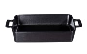 Auflaufform Avar, Keramik, schwarz, 42 cm