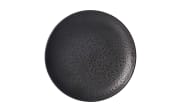 Teller Kitwe, Steingut, schwarz, 20 cm