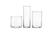 Vase Leonie, klar, 3-teilig