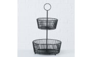 Etagere Gea in matt schwarz, 46 cm