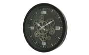 Wanduhr Big Time in schwarz, 38 cm